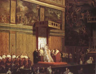 Jean Auguste Dominique Ingres The Sistine Chapel (mk04) oil painting image